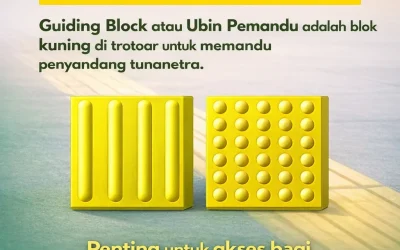 Fungsi Guiding Block di Tempat Kerja dan Ruang Publik untuk Aksesibilitas Disabilitas