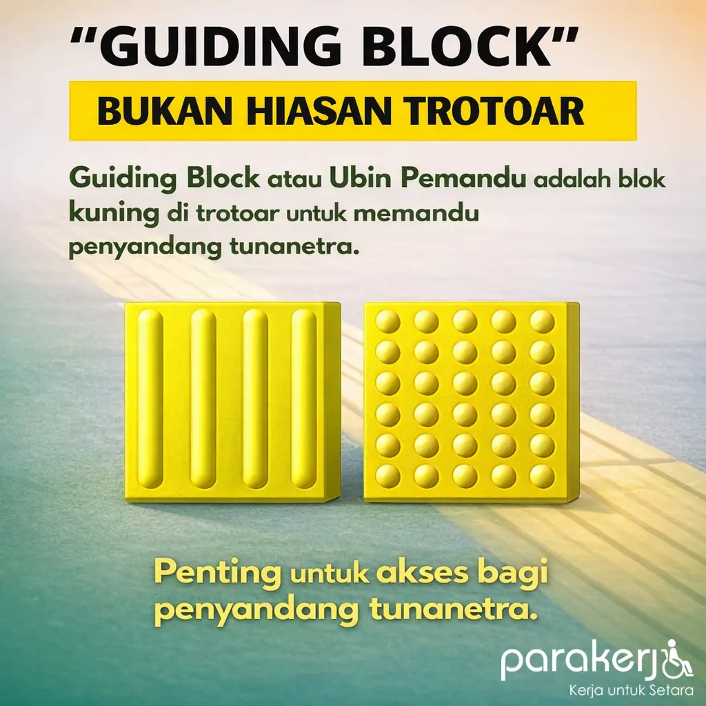 Fungsi Guiding Block dan motifnya