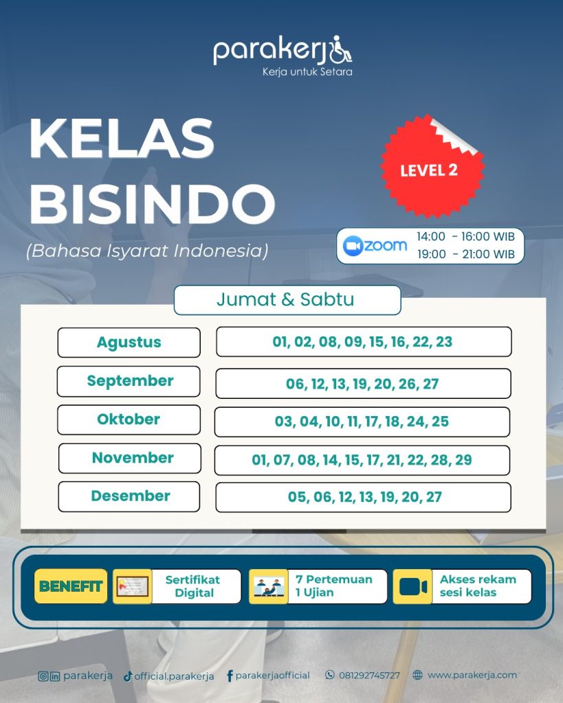 Kelas BISINDO Level 2