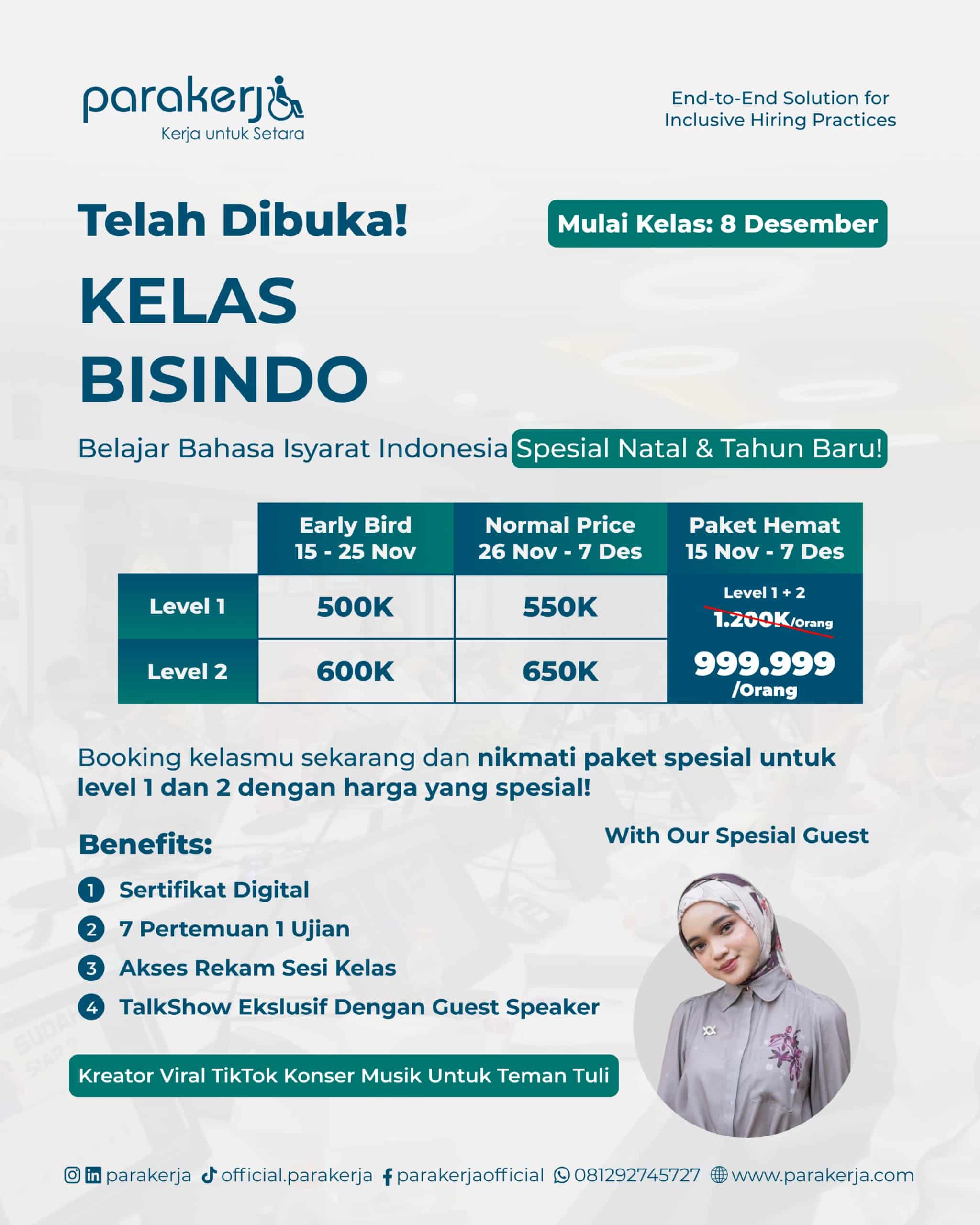 BISINDO Kelas 1 November