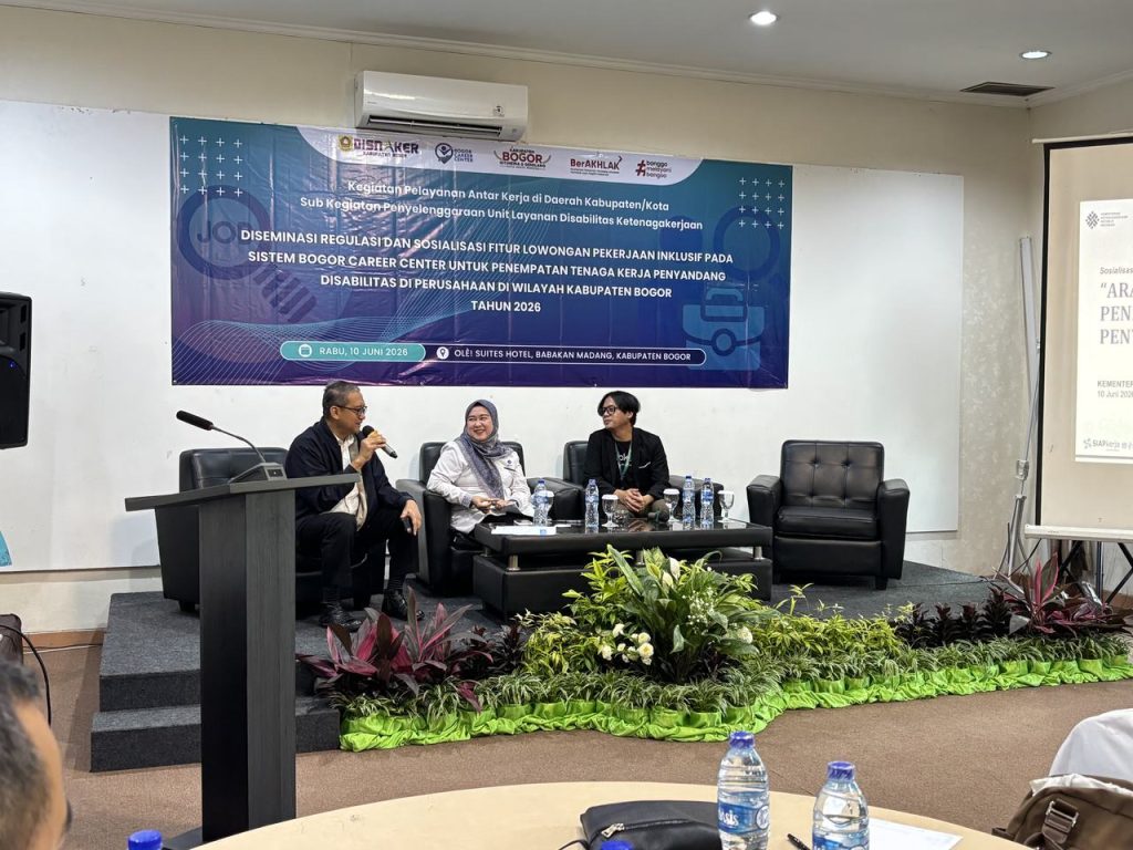 narasumber parakerja lowongan pekerjaan inklusif bogor